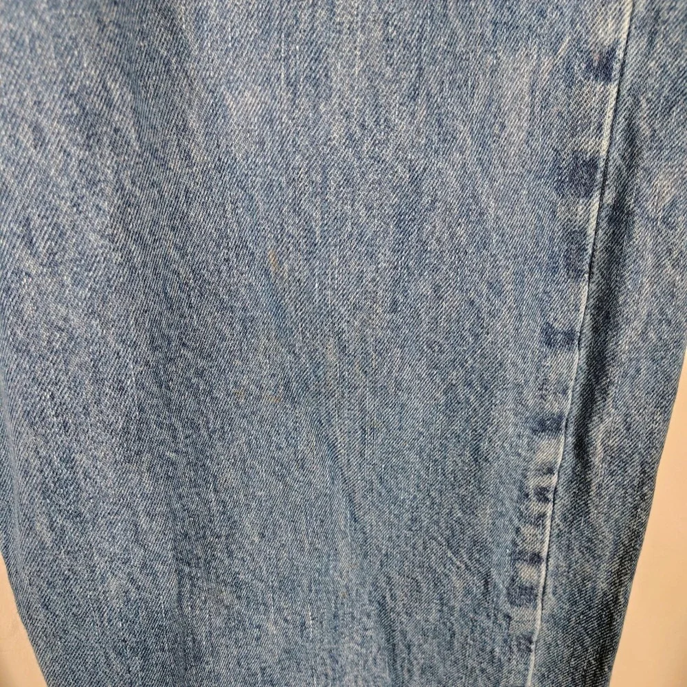Levis 501 Original Fit Mens‎ Blue Denim Straight Leg Button Fly Jeans 48x30